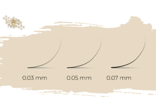 What’s the Difference Between 0.03, 0.05, and 0.07 Lashes?