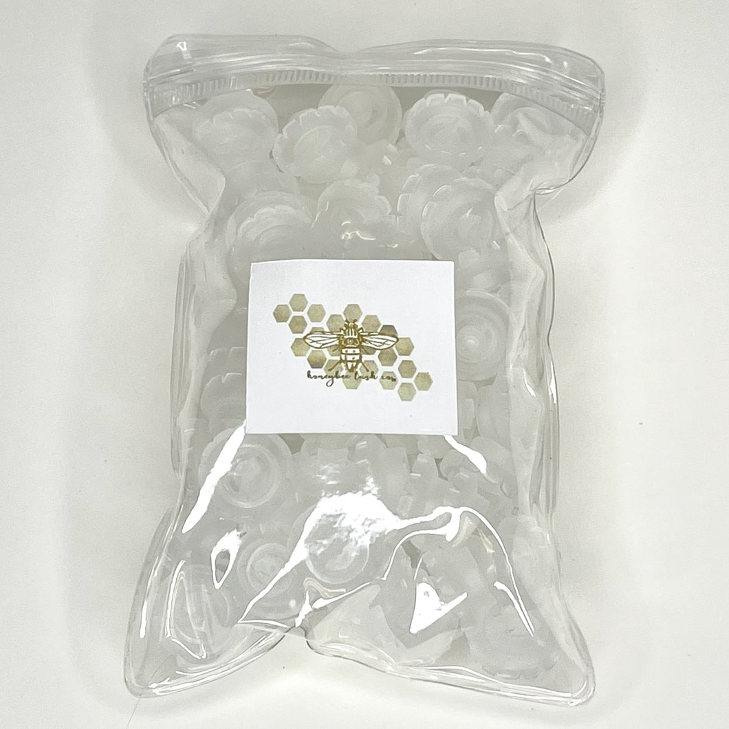 Bag of Clear Adhesive Cups